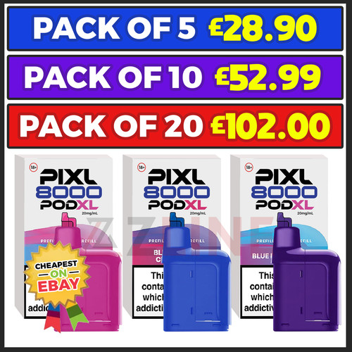 Pixl 8000 vape pods - 8000,