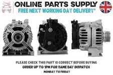 Alternator For Mercedes A-Class A140 Petrol 1997 to 2004 90Amp