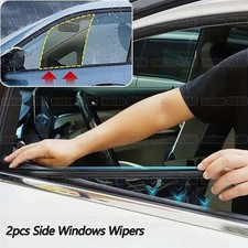 2x Universal Car Side Windows Wipers Water Fog Removal Clear Vision Accessories