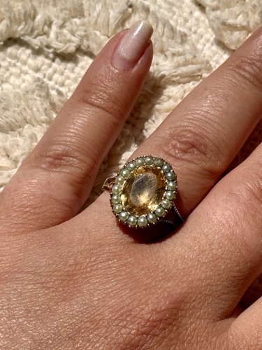 Georgian citrine pearl - georgian,