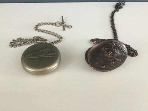 Pocket watches with train - 2,