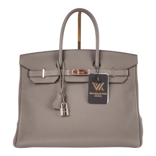 Hermès birkin togo gris - birkin, 35