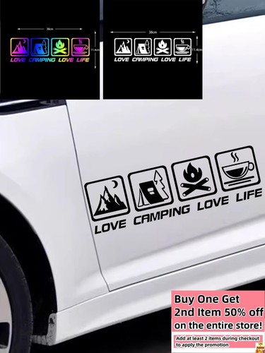 Love camping life - love, -auto