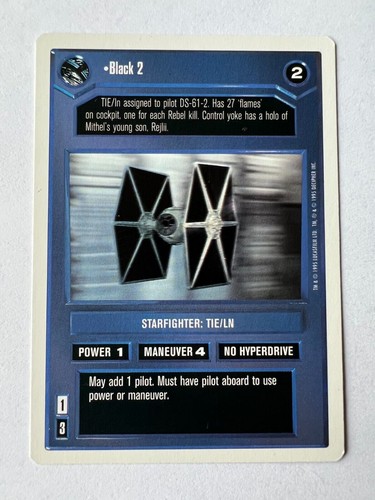 Star wars ccg black - star,