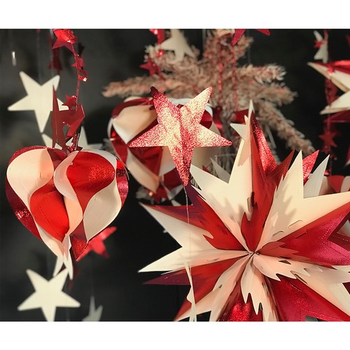 Christmas decorations red - decorations, &