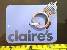 Ring Cute Bird with Cage