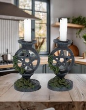 Pair of Aged Ivy Pentagram