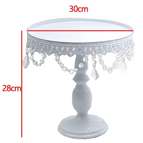 Crystal round cake - crystal, stand