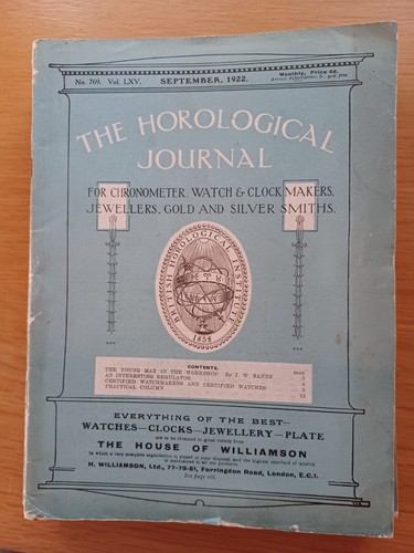 The horological journal - journal,