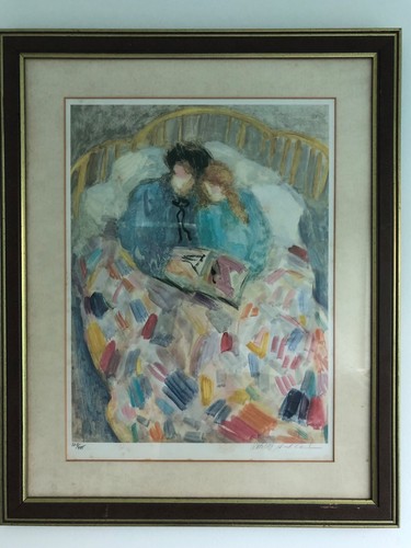 Couple reading barbara - "couple,