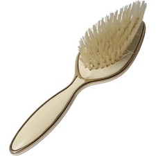 Vintage Lisco Gold Hair Brush Vanity Collectible with Patent Design Retro