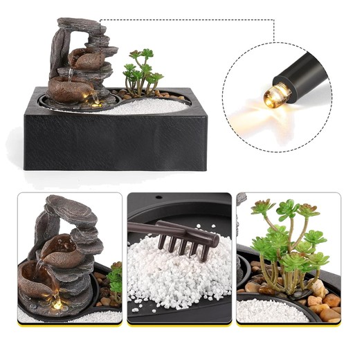 Indoor water feature with - water,
