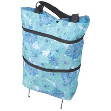  Trolly Bags Folding Wheeled Grocery Travel Foldable Reusable Shopping