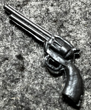 VINTAGE ACTION FIGURE BLACK TOY PISTOL GOOD CONDITION FOR AGE