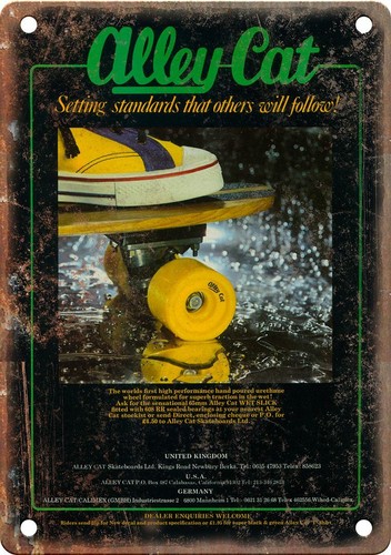 Alley cat skateboard x - ad,