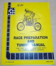 1988 YZ & IT Yamaha Race Preparation & Tuning Manual LIT-11616-06-50 90894-87100