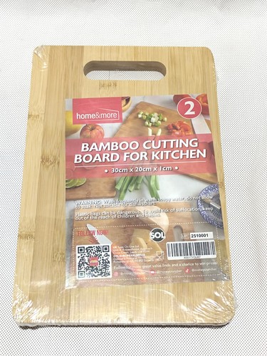 2pk bamboo wooden chopping - bamboo,