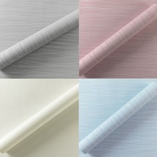 Glitter Shimmer Stripes Textured Wallpaper Flocking Non-Woven Wall Paper 1-6x