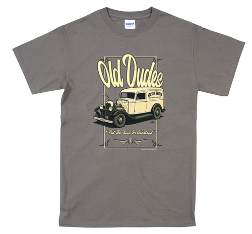 Old dude branded shirt - t,