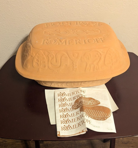 Romertopf clay baker - romertopf, baker/dutch