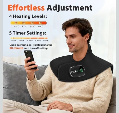 Cordless neck shoulder - neck, heat