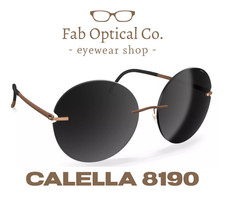 Silhouette Calella 8190 3530 RoseGold Rimless Sunglasses