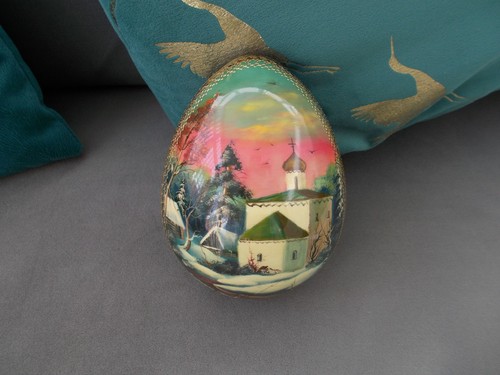 Vintage hand painted russian - vintage,