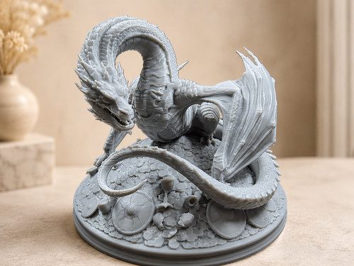 Smaug the golden dragon under - golden,