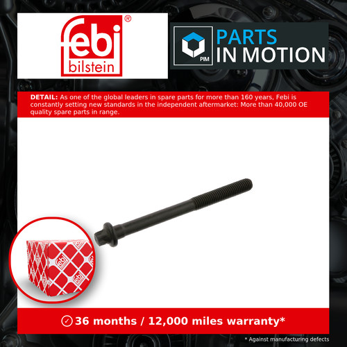 Cylinder head bolt - head, (single)