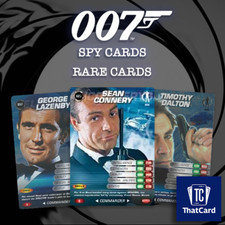 James Bond 007 Spy Cards - COMMANDER RARE SINGLES - Restocked