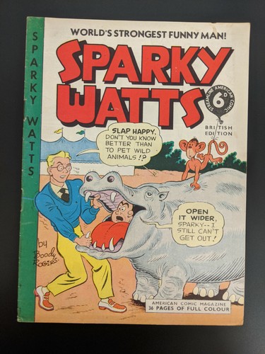 Sparky watts comic british - sparky,