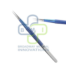 New Titanium Micro Forceps 21cm Straight 0.4mm Tip precision Surgical Instrument