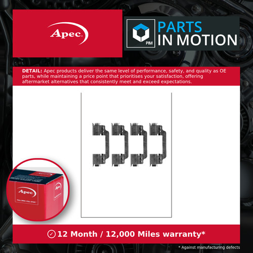 Brake pad fitting kit fits - brake,