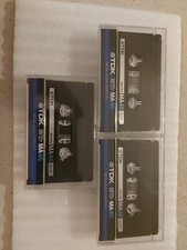 3 X TDK MA 46 USED CASSETTE TAPES, TYPE IV METAL POSITION, JAPAN