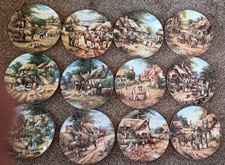 Wedgwood - Country Days -  Set of 12 Plates by Chris Howells - Mint Condition