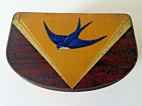 Vintage blue bird toffee - bird,