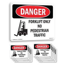 Forklift Only No Pedestrian