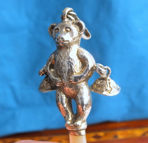 Fine solid silver and mop - and,