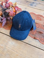 Navy Ralph Lauren Cap New With Tags Adults, Adjustable - Corduroy, Unisex Cap