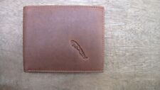 Jaguar logo Brown Real Leather Bi fold wallet , licence / ID holder