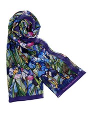 Metropolitan Museum of Art Louis C. Tiffany Iris Scarf