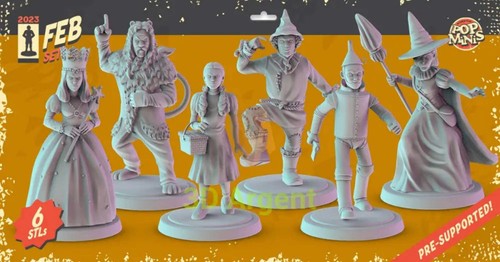 Wizard figures - wizard, oz