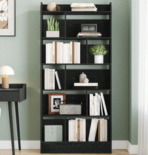 Wide 6 Tier Book Shelf Deep