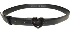 Moschino Jeans Black Leather
