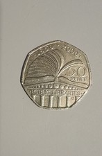 Public Library 50p Coin