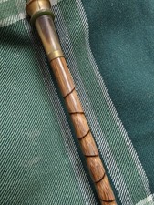 Antique cane handle A 1 Aquachute black men's silk umbrella - for restoration