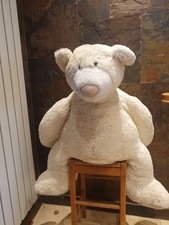 Large Cream Plush Teddy Bear Soft Toy