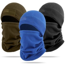 Winter Fleece Balaclava Hat Scarf Set Warm Cycling Ski Face Mask