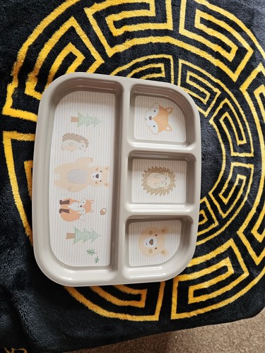 Kids serving plate divided - plate,