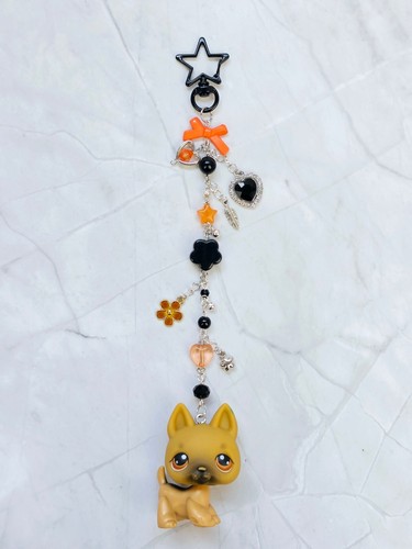 Handmade lps keychain beaded - handmade,